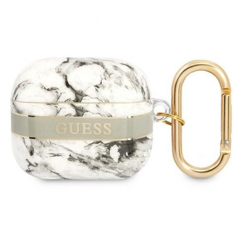 Guess Marble Strap - navlaka za Airpods 3 (siva)