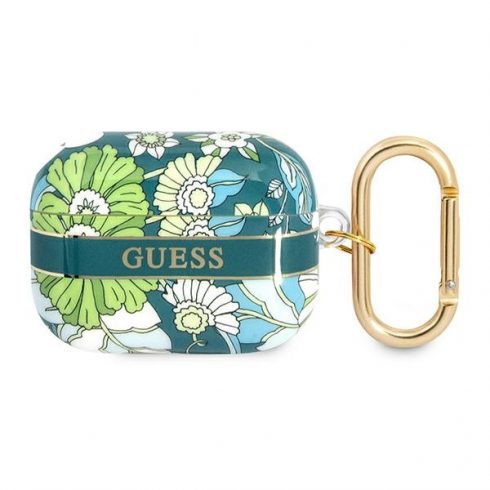 Guess Flower – futrola za Airpods Pro (zelena)