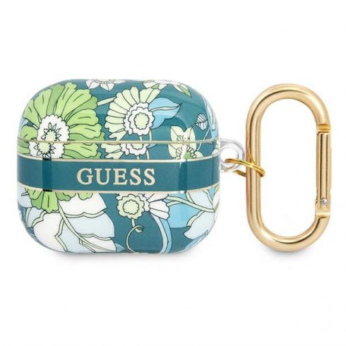 Guess Flower Strap – navlaka za Airpods 3 (zelena)