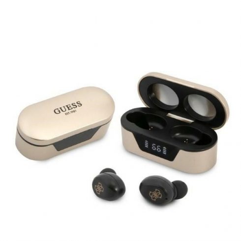 Guess True Wireless Earphones BT5.0 5H - TWS slušalice + kućište za punjenje (zlato)