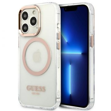   Guess Metal Outline MagSafe - Futrola za iPhone 13 Pro Max (prozirna)