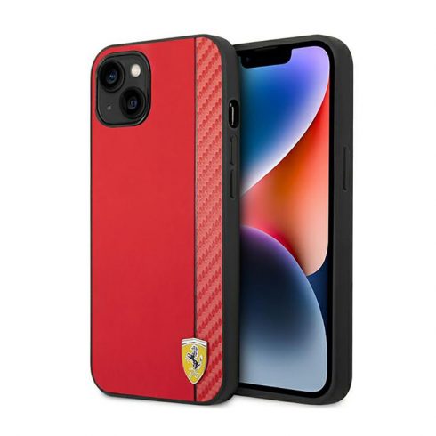 Ferrari Carbon - Maska za iPhone 14 (crvena)