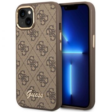   Guess 4G Metal Camera Outline Case - Futrola za iPhone 14 (smeđa)