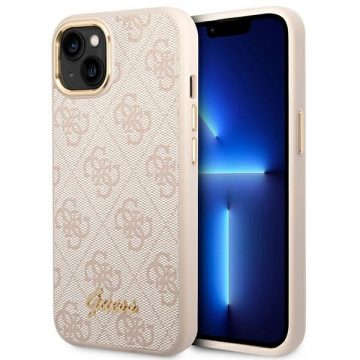   Guess 4G Metal Camera Outline Case - Futrola za iPhone 14 (roza)