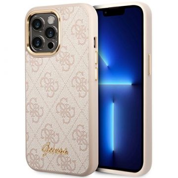   Guess 4G Metal Camera Outline Case - Futrola za iPhone 14 Pro (roza)