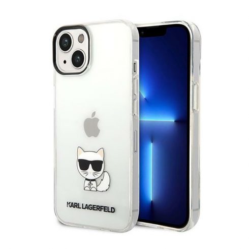 Karl Lagerfeld Choupette Body - Futrola za iPhone 14 Plus (prozirna)