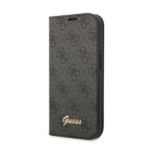 Guess 4G Metal Camera Outline Booktype Case - Futrola za iPhone 14 (crna)