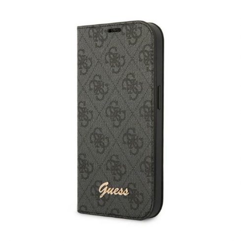 Guess 4G Metal Camera Outline Booktype Case - Futrola za iPhone 14 Plus (crna)