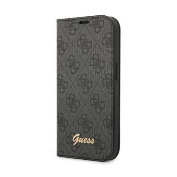   Guess 4G Metal Camera Outline Booktype Case - Futrola za iPhone 14 Pro (crna)