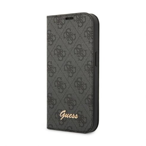 Guess 4G Metal Camera Outline Booktype Case - Futrola za iPhone 14 Pro (crna)