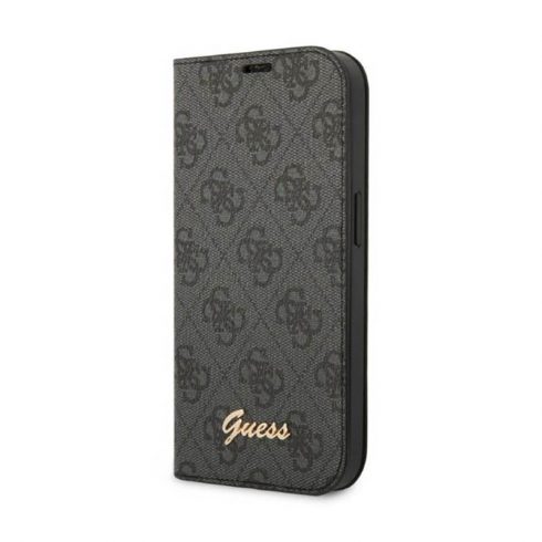 Guess 4G Metal Camera Outline Booktype Case - Futrola za iPhone 14 Pro Max (crna)