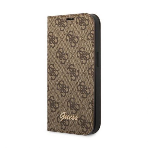 Guess 4G Metal Camera Outline Booktype Case - Futrola za iPhone 14 (smeđa)