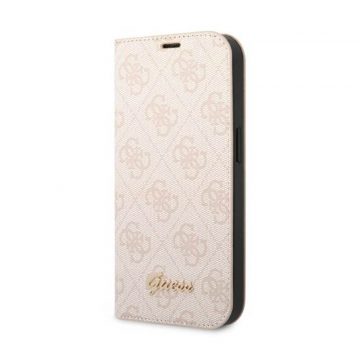   Guess 4G Metal Camera Outline Booktype Case - Futrola za iPhone 14 (roza)