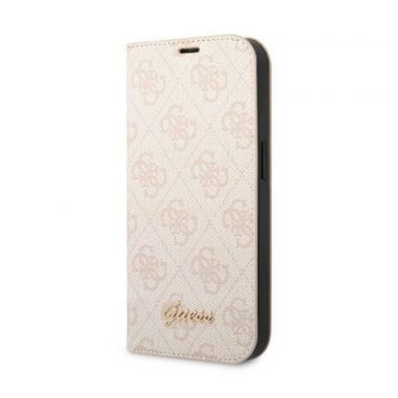   Guess 4G Metal Camera Outline Booktype Case - Futrola za iPhone 14 Pro (roza)