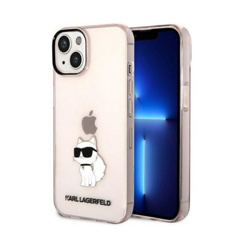 Karl Lagerfeld IML NFT Choupette - maska ​​za iPhone 14 Plus (roza)