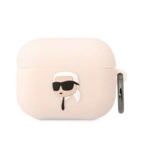 Karl Lagerfeld Silikonska NFT Karl Head 3D - AirPods Pro Case (ružičasta)