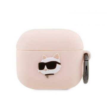   Karl Lagerfeld silikonska NFT glava Choupette 3D - futrola za AirPods 3 (roza)