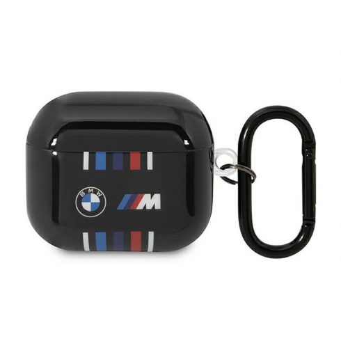 BMW Multiple Colored Lines - torbica za Apple AirPods 3 (crna)