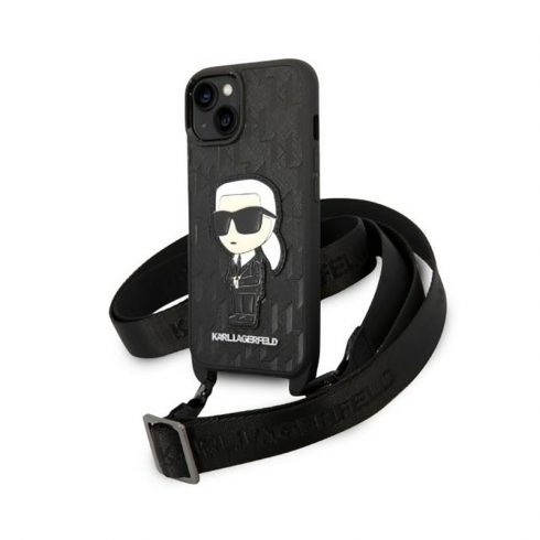 Karl Lagerfeld NFT Monogram Ikonik Patch - Futrola za iPhone 14 (crna)