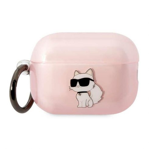 Karl Lagerfeld NFT Ikonik Choupette Head - torbica za Apple AirPods Pro 2 (roza)