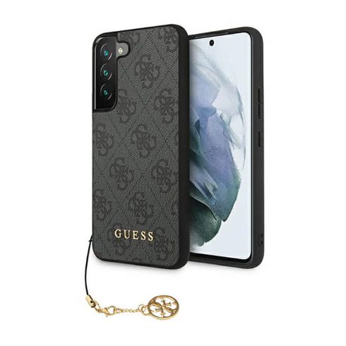 Guess 4G Charms Collection - maska ​​za Samsung Galaxy S23 (siva)