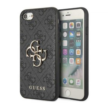   Guess 4G Big Metal Logo - Futrola za iPhone SE (2022/2020) / 8 / 7 (siva)