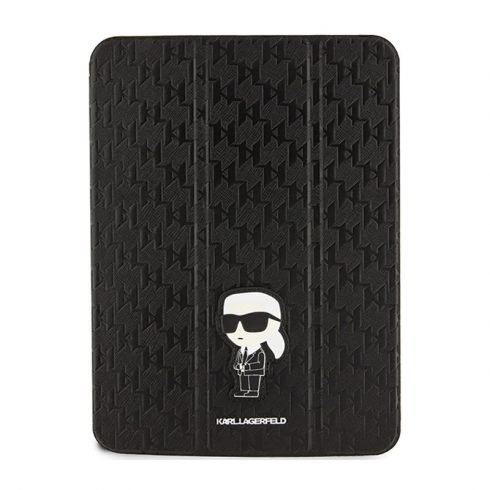 Karl Lagerfeld Folio Magnet Allover Saffiano Monogram NFT Ikonik - torbica za iPad 10.9" (2022) (crna)