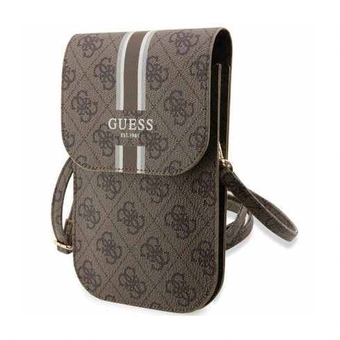 Guess 4G Stripes - torba za telefon preko ramena (smeđa)