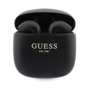   Guess True Wireless Script Logo BT5.3 - TWS slušalice + torbica za punjenje (crna)