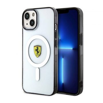 Ferrari Outline Magsafe - Maska za iPhone 14 (prozirna)