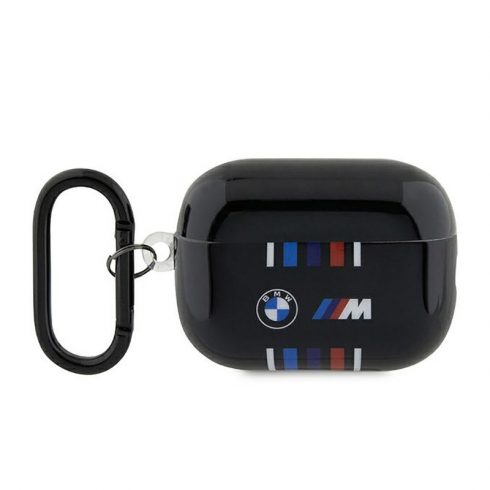 BMW Multiple Colored Lines - torbica za Apple AirPods Pro 2 (crna)