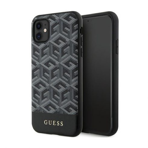 Guess GCube Stripes MagSafe - Maska za iPhone 11 (crna)