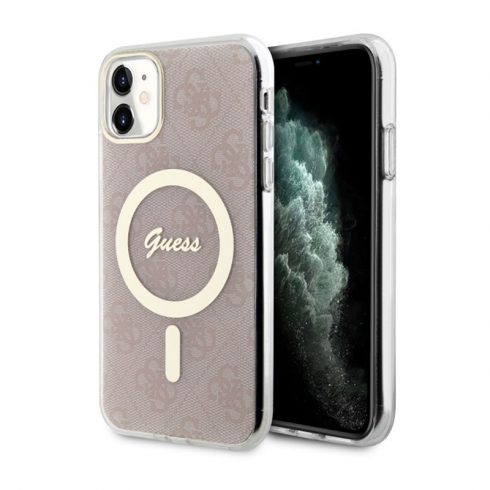 Guess 4G MagSafe - Maska za iPhone 11 (roza)