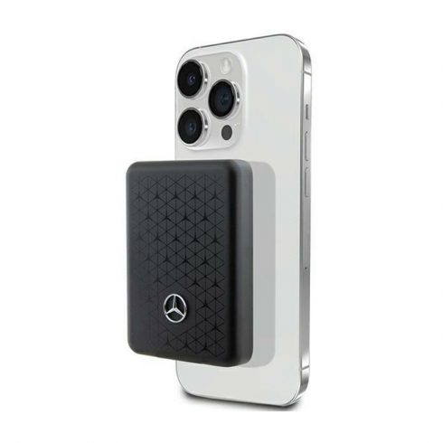 Mercedes Stars Pattern MagSafe - Power Bank induktivni 3000 mAh 5W MagSafe (crni)