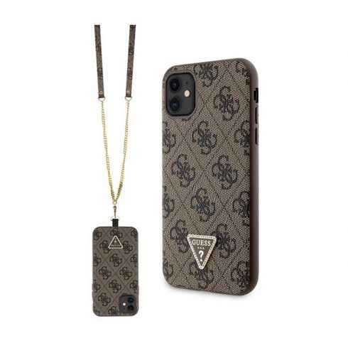 Guess Crossbody 4G Metalni Logo - iPhone 11 Case (smeđa)