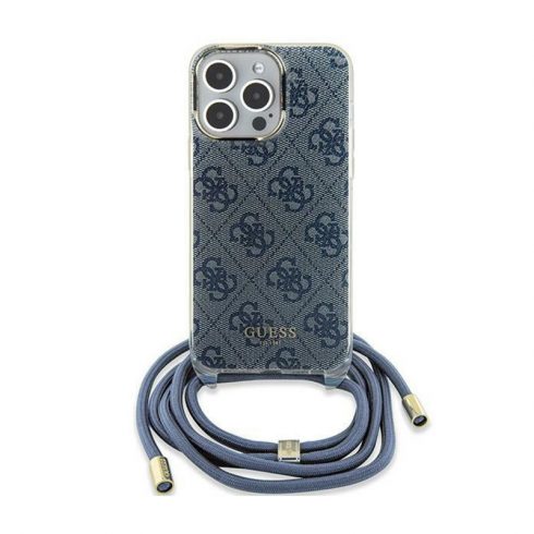 Guess Crossbody Cord 4G Print - torbica za iPhone 15 (plava)