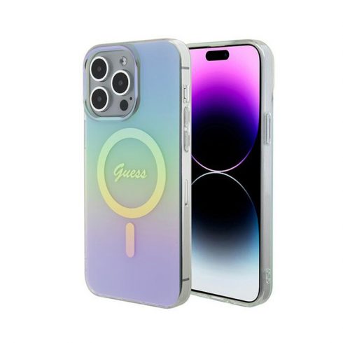 Guess IML Iridescent MagSafe - iPhone 15 Pro Max Case (Tirkizna)