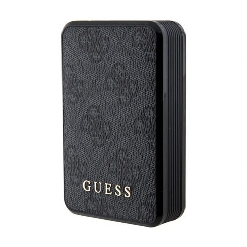 Guess 4G Leather Metal Logo - Power Bank 10000 mAh 18W (crna)