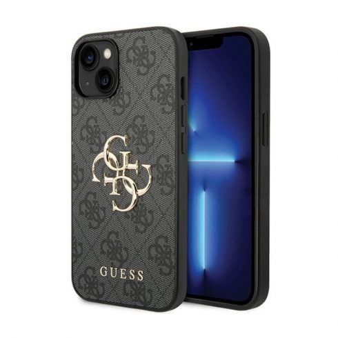 Guess 4G Big Metal Logo - Futrola za iPhone 15 Plus (siva)