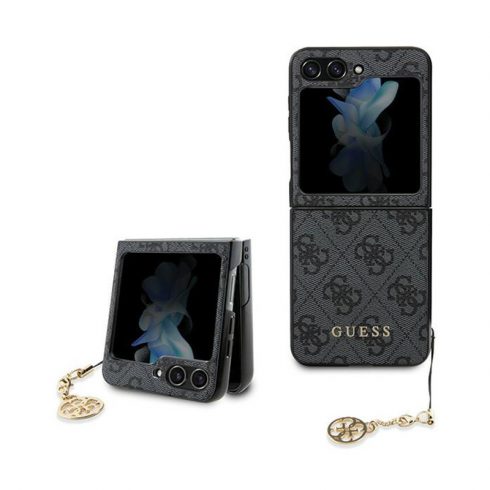 Guess 4G Charms Collection - Futrola za Samsung Galaxy Z Flip 5 (siva)