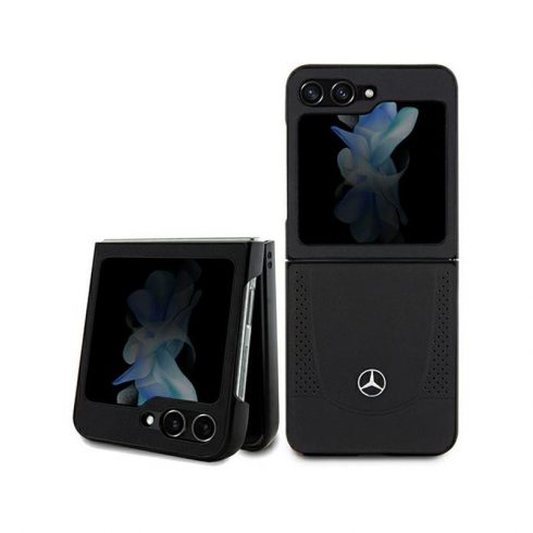 Mercedes Leather Urban Line - Samsung Z Flip 5 Case (crna)