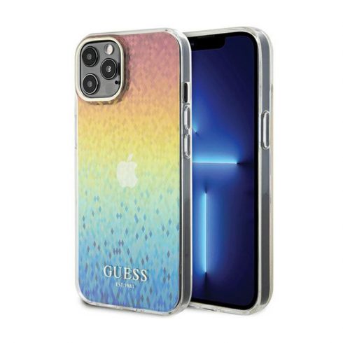 Guess IML Faceted Mirror Disco Iridescent - maska ​​za iPhone 12 / iPhone 12 Pro (Iridescent)