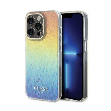   Guess IML Faceted Mirror Disco Iridescent - maska ​​za iPhone 14 Pro (Iridescent)