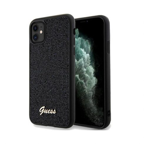 Guess Disco Metal Script - iPhone 11 Case (crna)