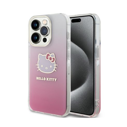 Hello Kitty IML Gradient Electrop Kitty Head - Case iPhone 13 Pro Max (roza)