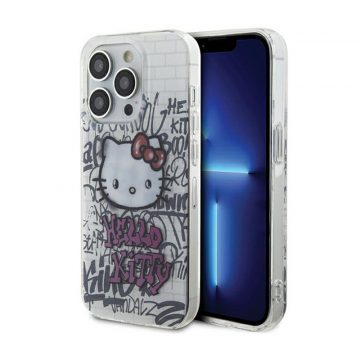   Hello Kitty IML Kitty On Bricks Graffiti - Case iPhone 13 Pro (bijela)