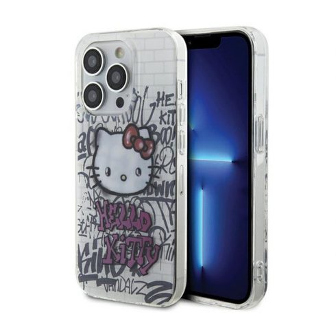 Hello Kitty IML Kitty On Bricks Graffiti - Case iPhone 13 Pro (bijela)