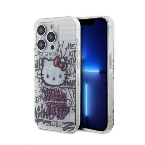 Hello Kitty IML Kitty On Bricks Graffiti - iPhone 13 Pro Max Case (bijela)