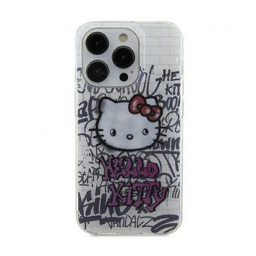   Hello Kitty IML Kitty On Bricks Graffiti - iPhone 15 Case (bijela)