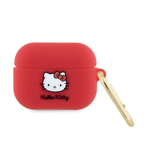 Hello Kitty silikonska 3D glava mace - fuksija za AirPods Pro (fuksija)